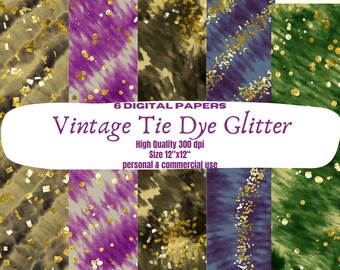 Rainbow Stripes Glitter Digital Papers, Sparkling Striped Digital Backgrounds, Colorful Glitter Stripe Patterns, Digital Download