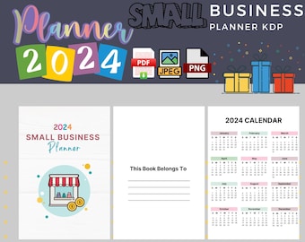 2024 Small Business Planner, Commercial Use License, Digital Download