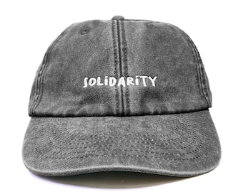 Solidarity Embroidered Cap