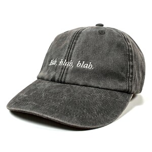 Blah, Blah, Blah Embroidered Low Profile Baseball Dad Cap image 8
