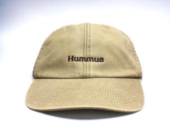 Hummus Embroidered Cap