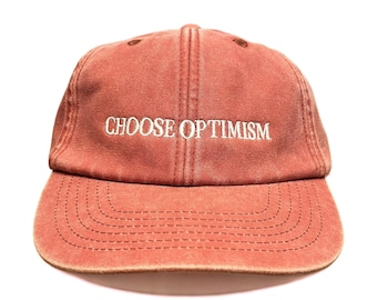 Choose Optimism Embroidered Cap