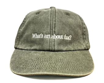 What's Art About That? Embroidered Cap