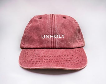 Unholy Embroidered Cap