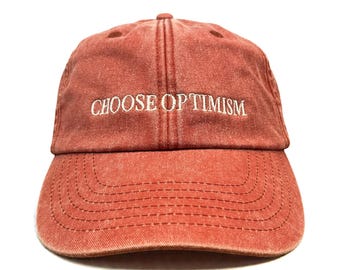 Choose Optimism Embroidered Cap