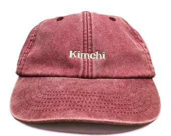 Kimchi Embroidered Cap
