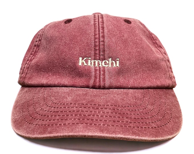 Kimchi Embroidered Cap