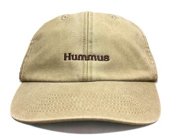 Hummus Embroidered Cap