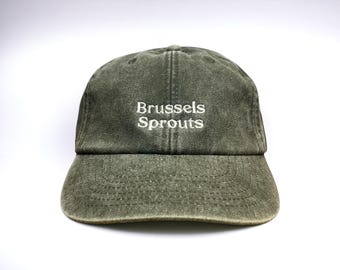 Brussels Sprouts Embroidered Cap