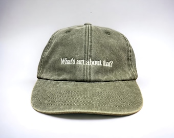 What's Art About That? Embroidered Cap