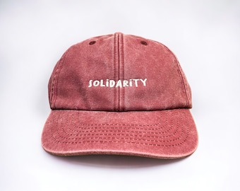 Solidarity Embroidered Cap