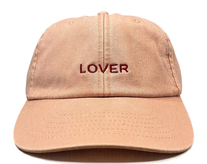 Lover Embroidered Cap