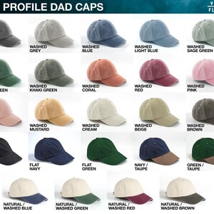 Blah, Blah, Blah Embroidered Low Profile Baseball Dad Cap image 2
