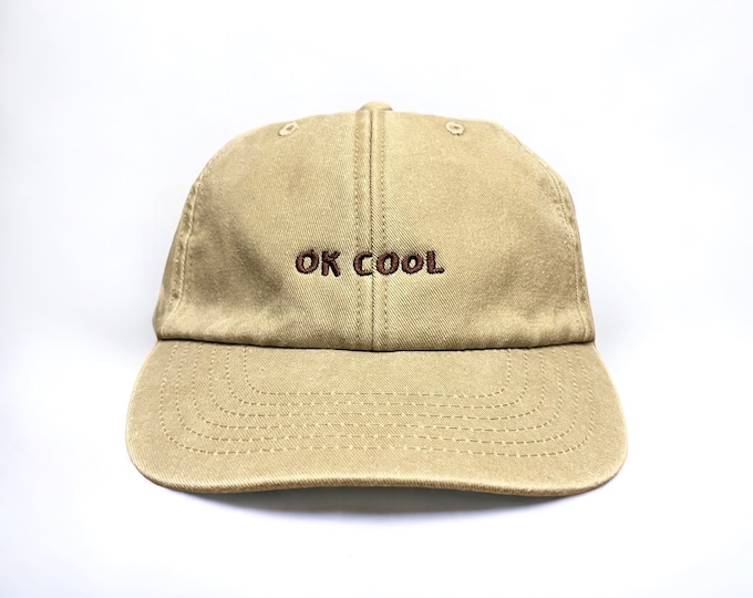 OK Cool Embroidered Cap