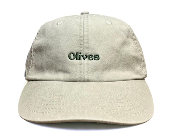 Olives Embroidered Cap