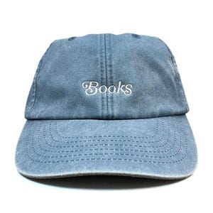 Books Embroidered Low Profile Baseball Dad Cap