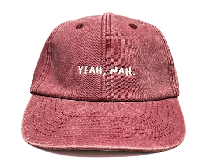Yeah, Nah Embroidered Cap