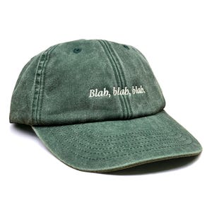 Blah, Blah, Blah Embroidered Low Profile Baseball Dad Cap image 15