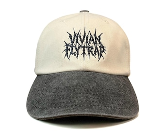 Vivian Flytrap Metal Style Logo Embroidered Cap