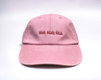 Blah, Blah, Blah Embroidered Cap