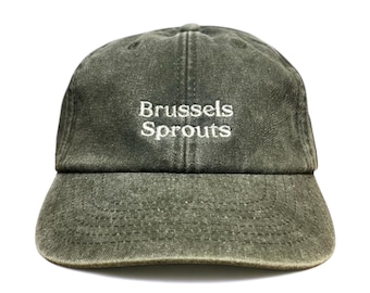 Brussels Sprouts Embroidered Cap