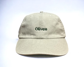 Olives Embroidered Cap