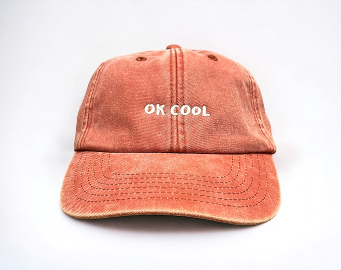 OK Cool Embroidered Cap