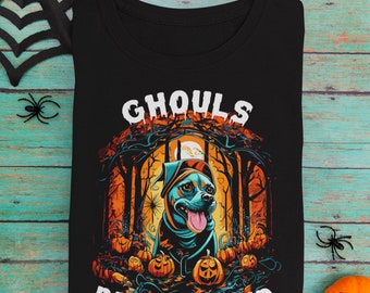 Ghouls beste vriend - hondenliefhebber Halloween herfstvakantie T-shirt