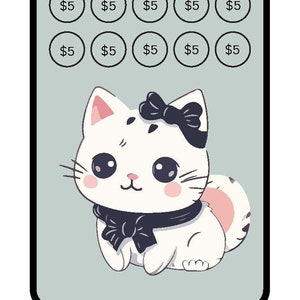 Mini A6 100 Savings Challenge | Download, printable, PDF - Budget - Savings - Money