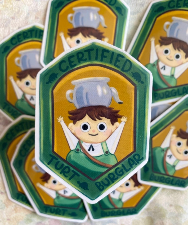 OTGW Greg Sticker: Turt Burglar Sticker - Etsy