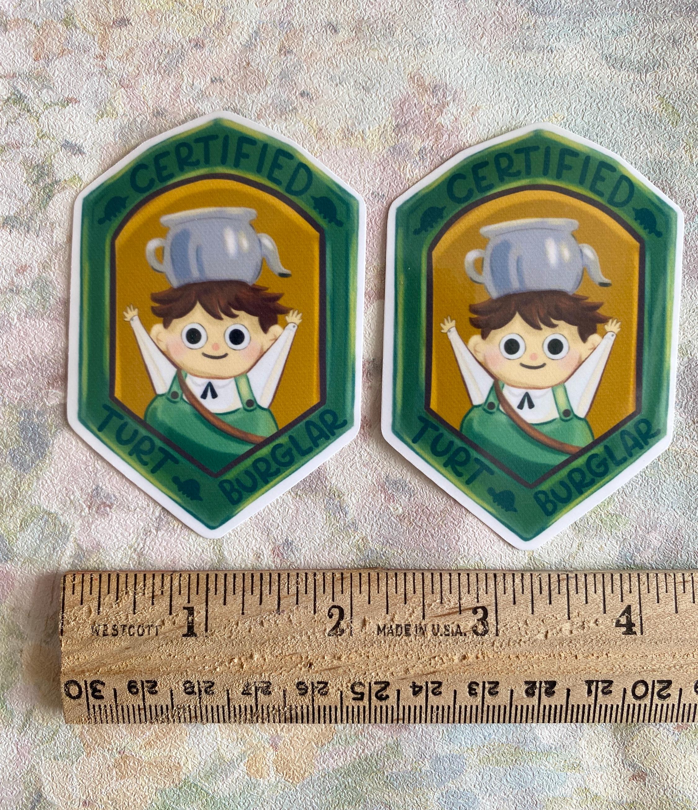 Greg's Sticker OTGW Greg Sticker: Turt Burglar Sticker - Etsy