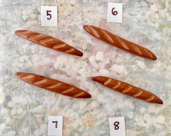 Calamita Baguette: scolpita e dipinta a mano, per decorare il tuo frigorifero e altre superfici magnetiche!