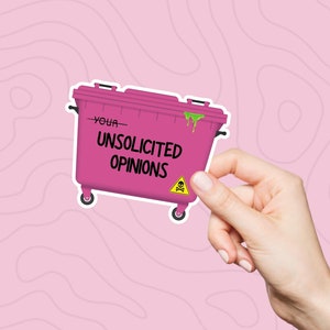 Sticker ongevraagd advies, grappig citaat gestanste sticker, sticker ongevraagd advies, Sassy sticker laptop stickers, sticker vet statement