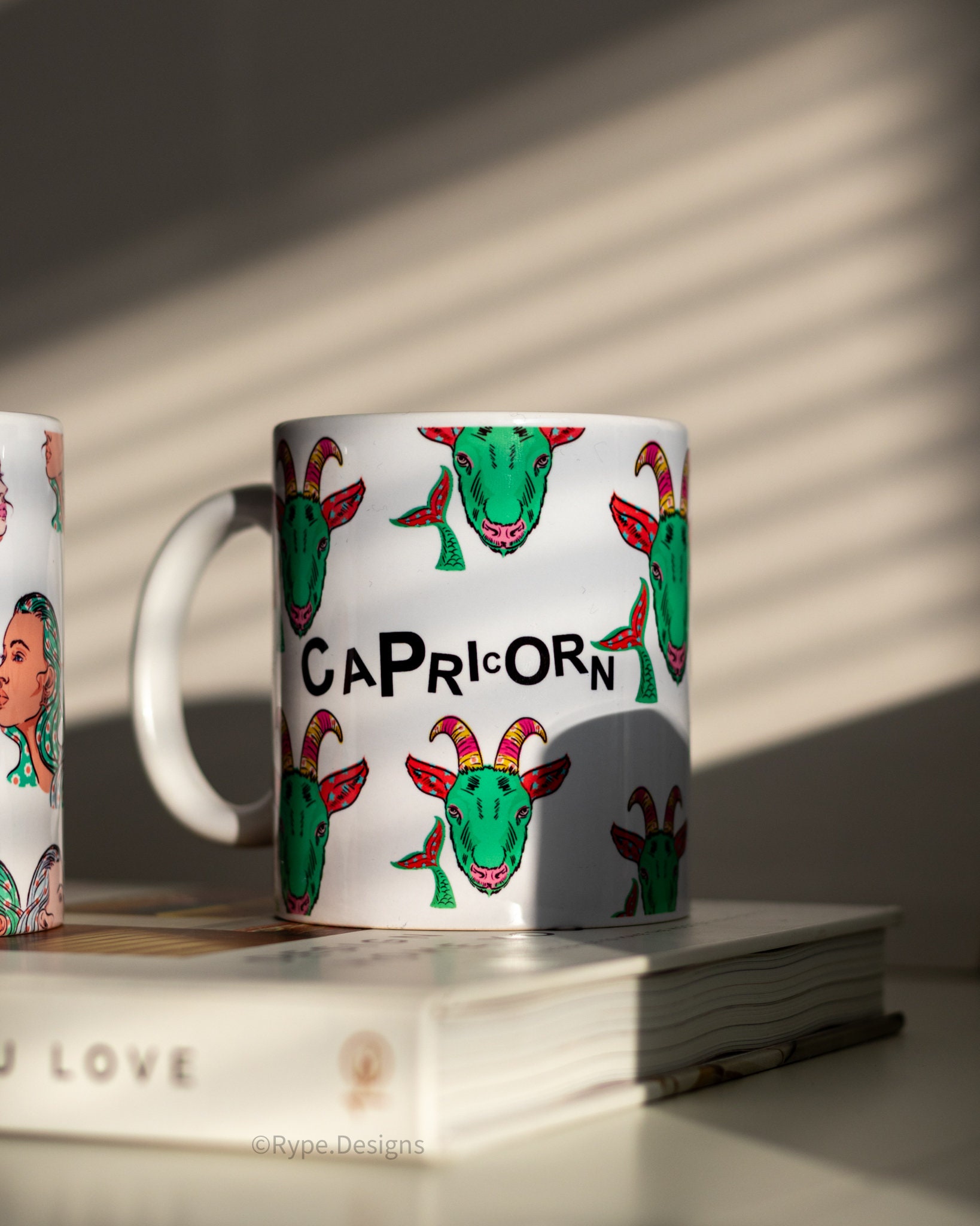 Horoscope Mug, Zodiac Signs Personalised Illustration Ceramic Mug, Star Signs Mugs, Celestial Coffee Mug, Astrology Coffee Cup, Astro Lovers
