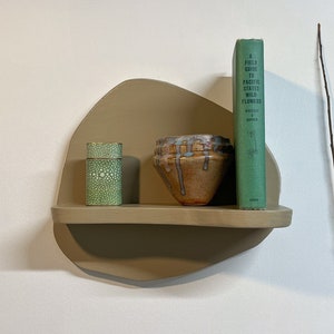 Decorative Shelf, Wavy Book Shelf, True Floating Wall Storage, No Brackets