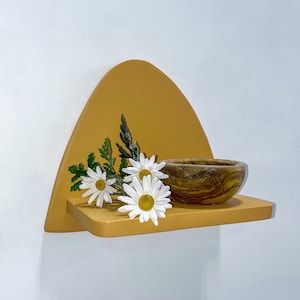 Unique Shelf, Floating Shelves, Dome Shape, Colorful Aesthetic Wall Decor