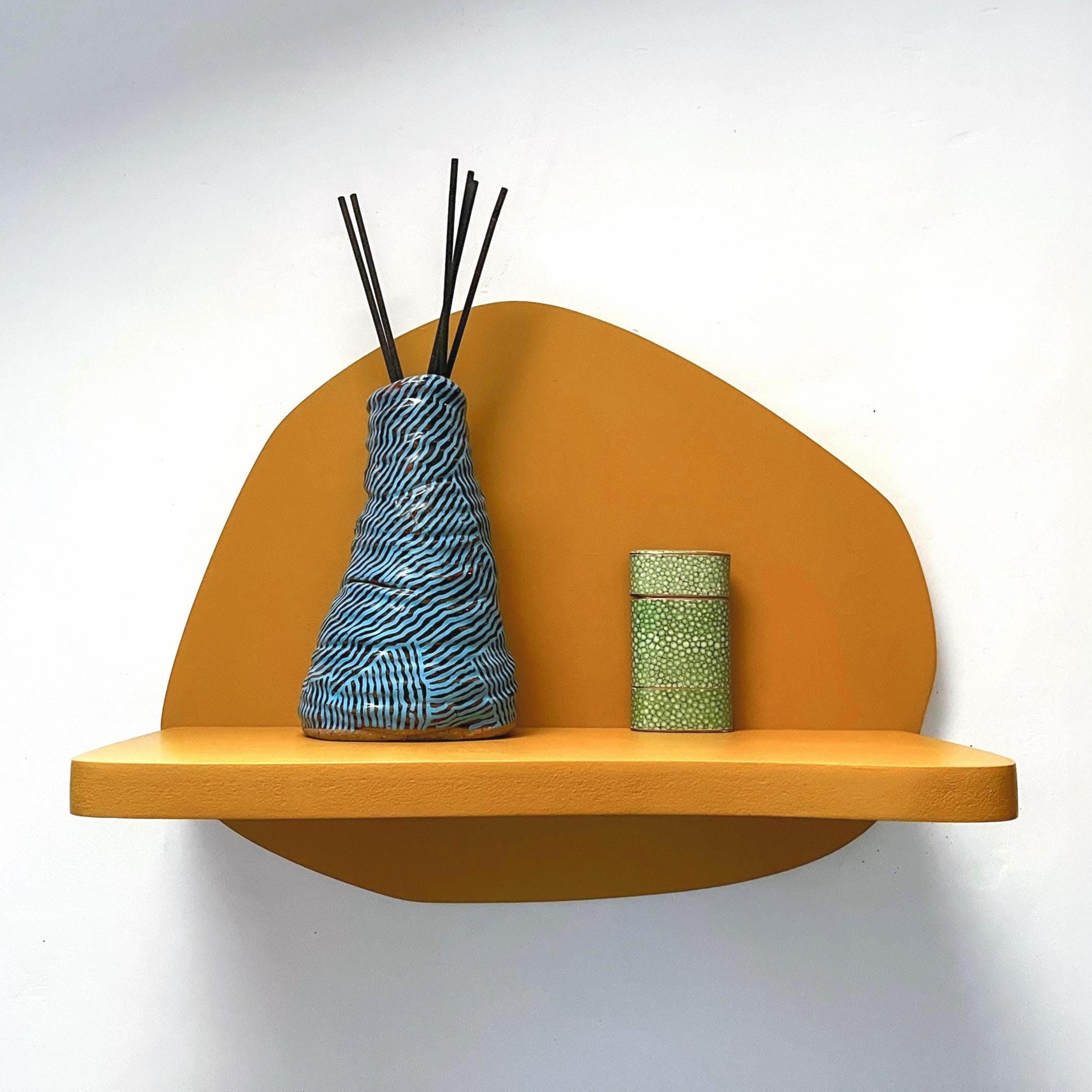Funky Abstract Floating Shelf: Whimsical Wall Storage - Etsy