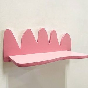 Wiggle Shelf, Unique Shelves, Colorful Aesthetic Wall Decor