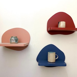 Floating Shelves Set, Group of Colorful Wall Storage