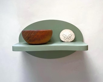 Decorative Floating Wall Shelf, Abstract Shape Shelves