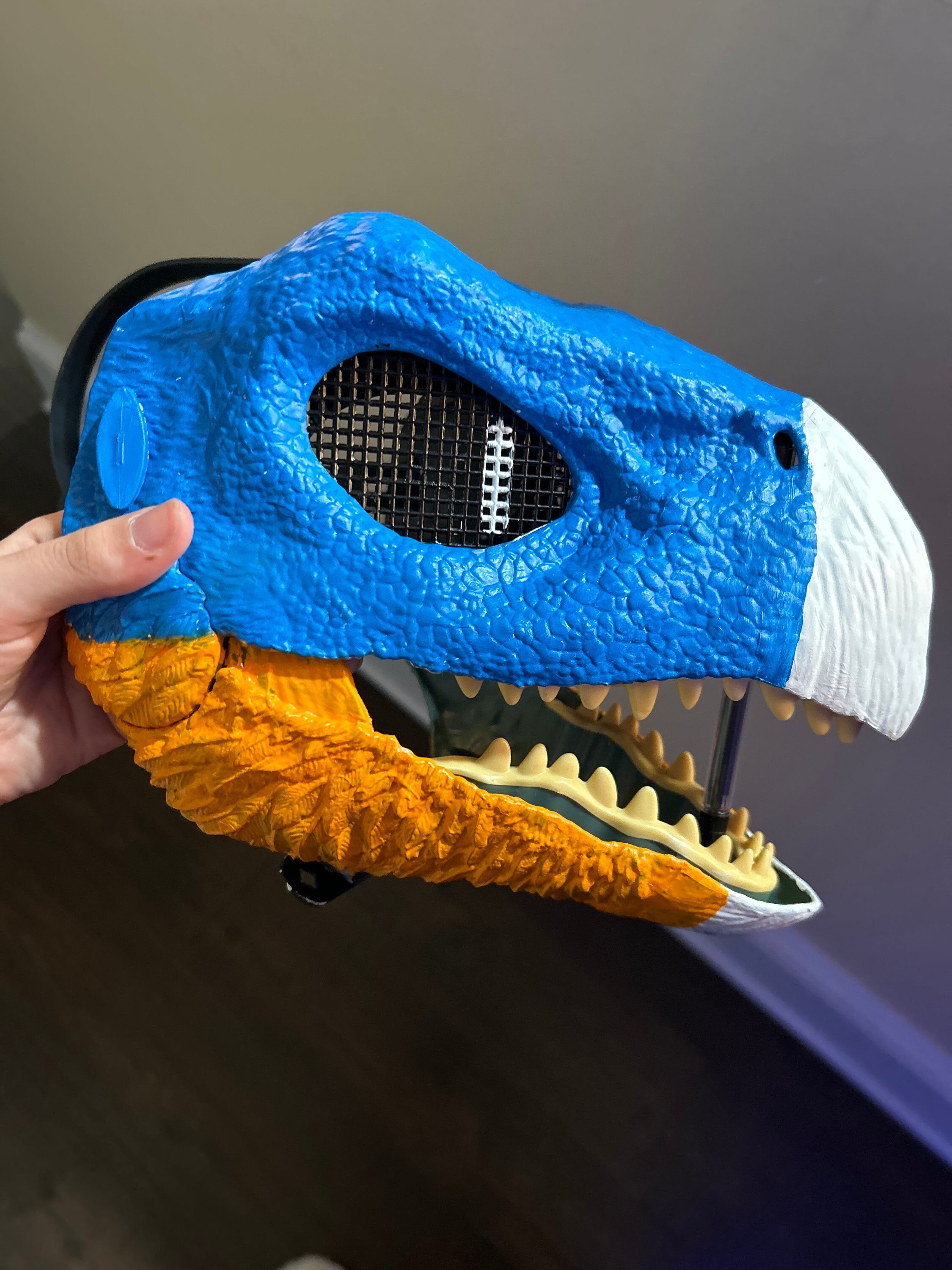 Dino Furry Mask With Matching Nub Tail Poseidon 