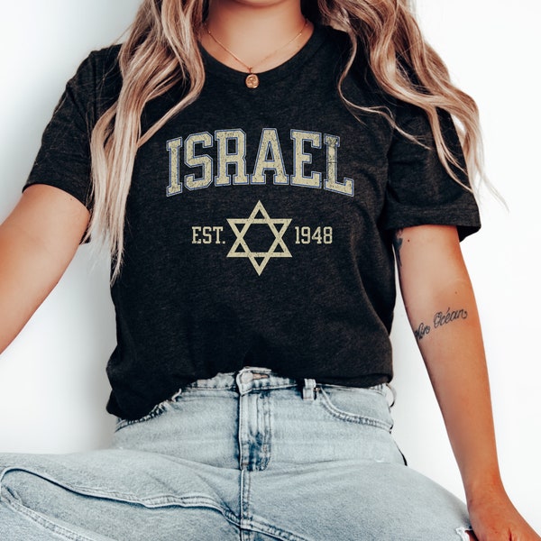 Stand With Israel Women Tshirt Jewish Shirt Israel Hebrew Jewish Gift Jewish Men T-Shirt Support Israel Tee Peace for Israel Palestine Shirt