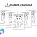 Kids Numbers and Counting Printable Coloring Pages - Etsy