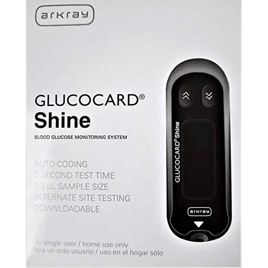 Glucocard Shine Blood Glucose Meter and Monitoring System Kit Etsy
