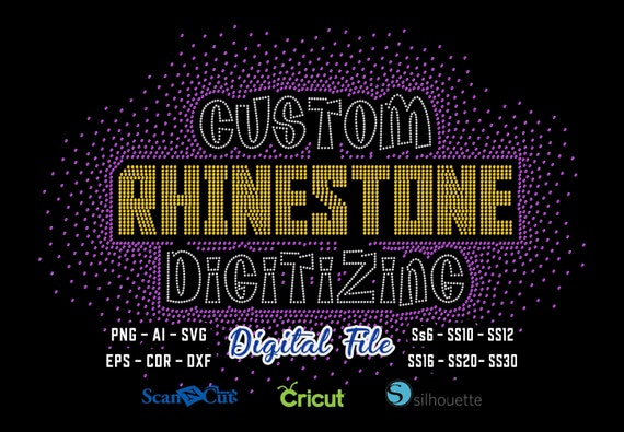 Custom Rhinestone Template (Digital Download)