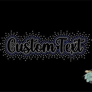 Custom Rhinestone Template (digital Download) - Etsy