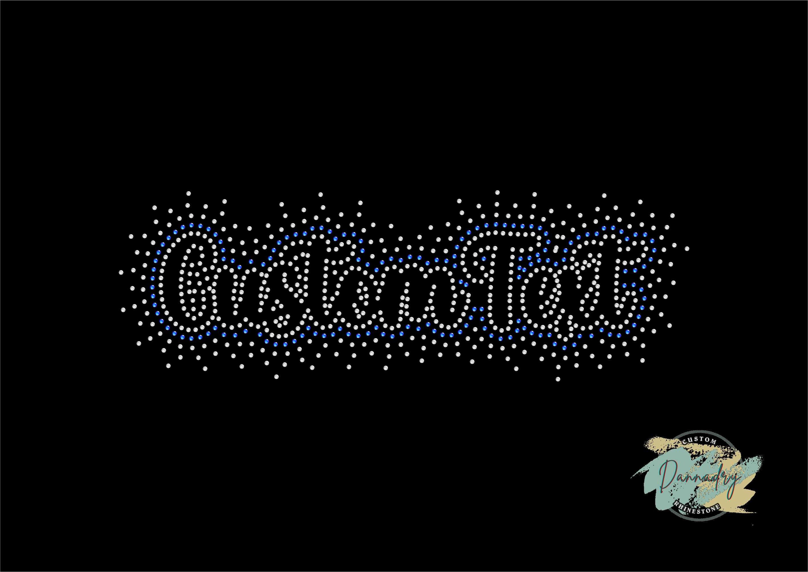 Custom Rhinestone Template (digital Download) Etsy
