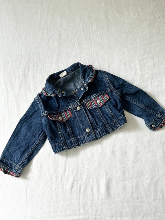 1990s Vintage Lee Denim Jacket, 4T, Made in USA - image 2