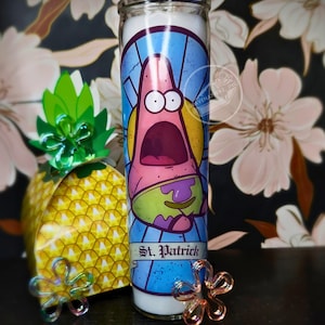 Funny St. Patrick Starr Candle: Beeswax Coconut Wax Blend, Essential Oils