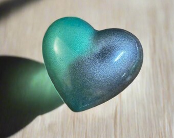 Corazones de bolsillo de resina